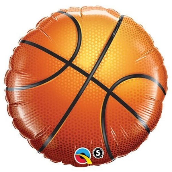 Loonballoon Basketball Balloons, 18 inch BASKETBALL 2 Pcs LOON-LAB-114152-C-U